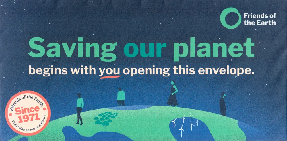 Friends of the Earth advert, The Guardian, 5 June 2021, page 1 of 8