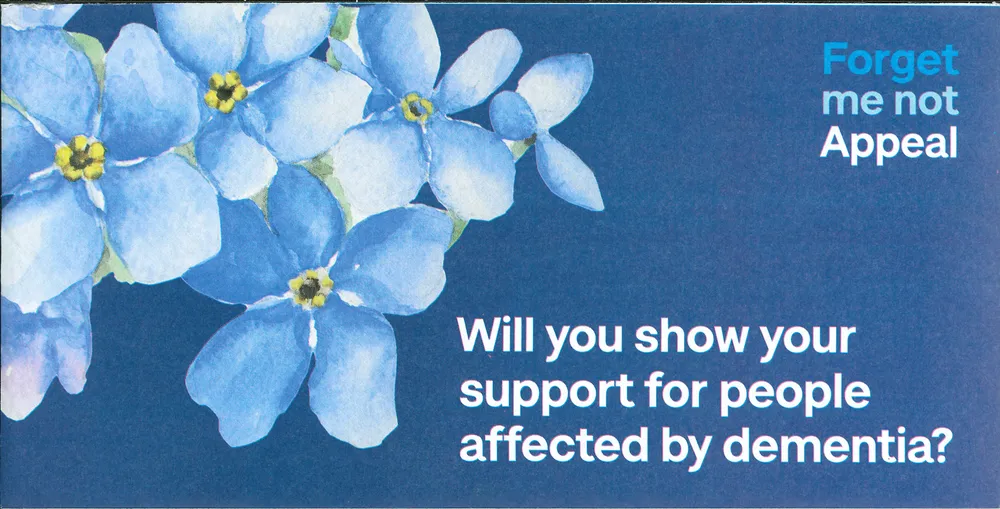 Alzheimers Society advert, Sunday Telegraph, 27 June 2021, page 1 of 4