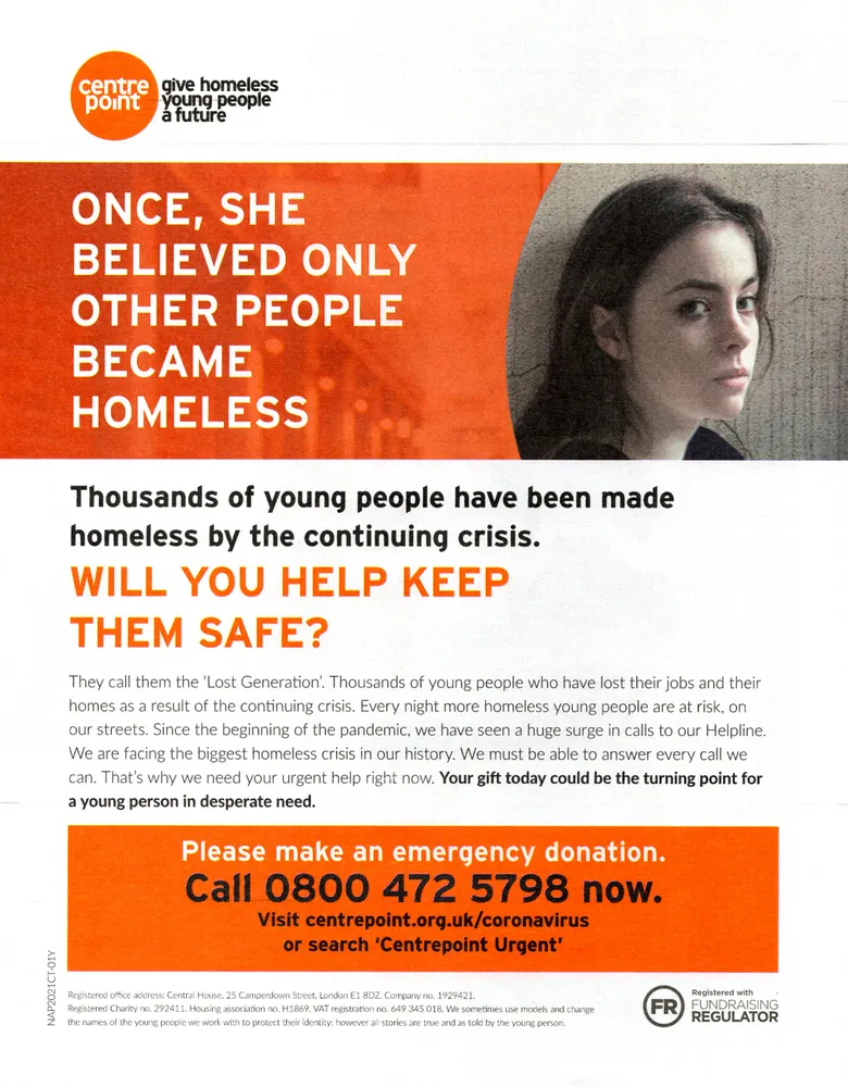 Centre Point advert, Daily Telegraph, 20 March 2021