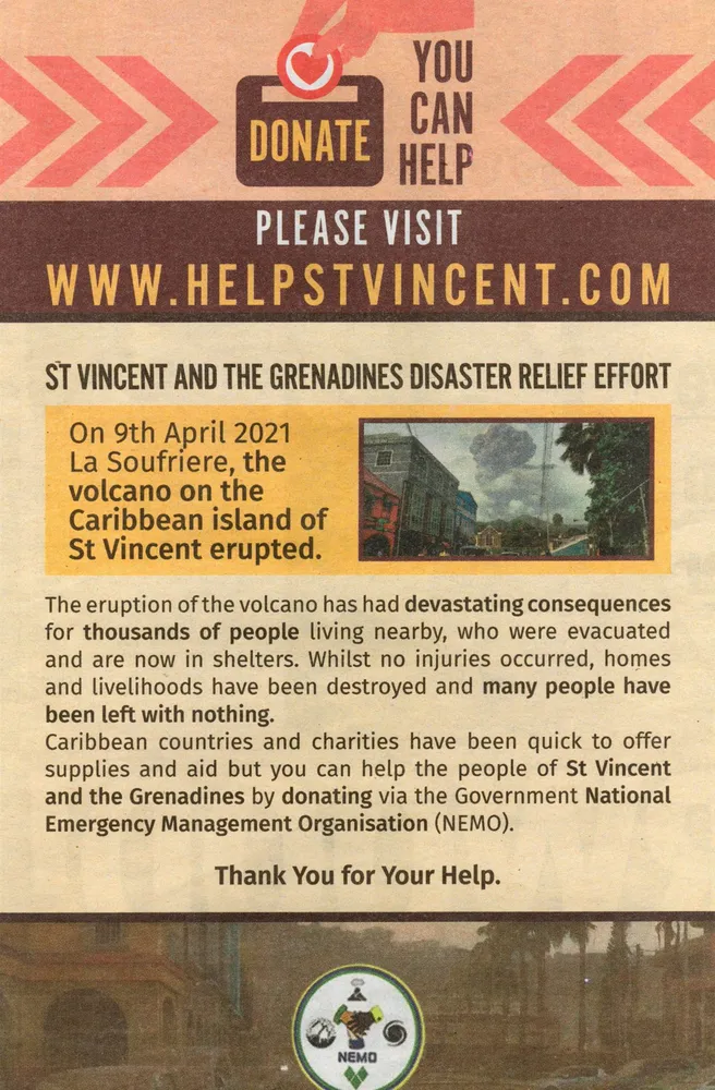 NEMO advert, The Sunday Times, 2 May 2021