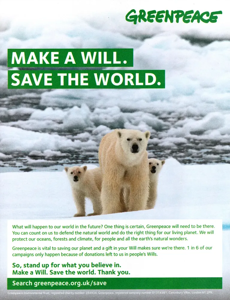 Greenpeace advert, The Guardian, 8 May 2021