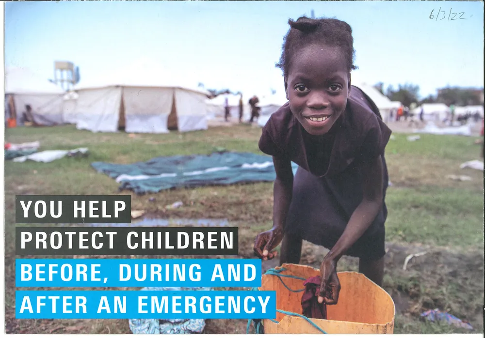 UNICEF mailout, 6 March 2022, page 1 of 13